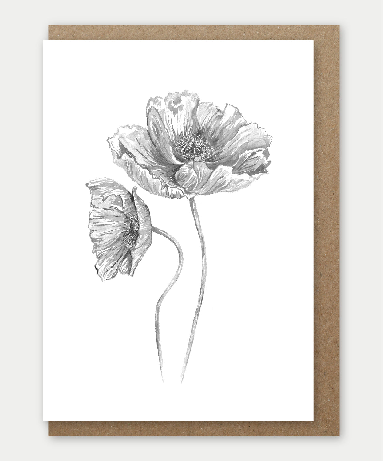 Poppies in Bloom Greeting card