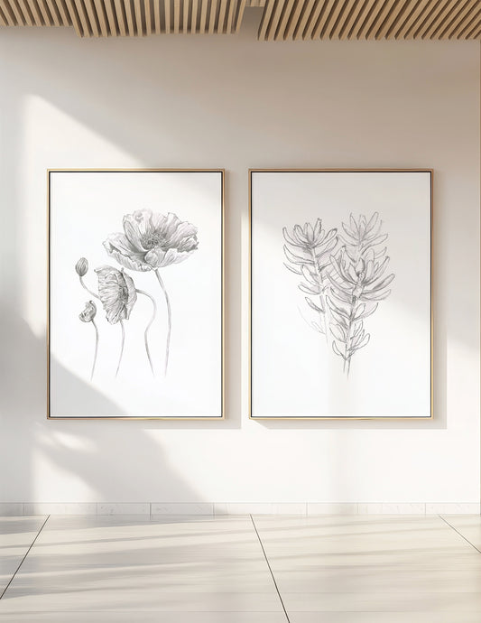 Print Pair: Bloom & Softly