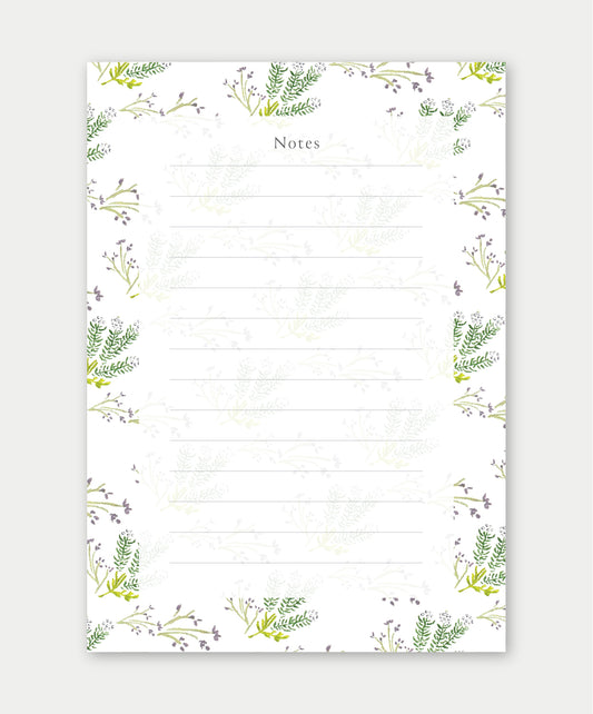 Fynbos foliage Notepad (with magnets)